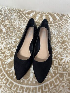 Michael Shannon Black Pointed Toe Flats